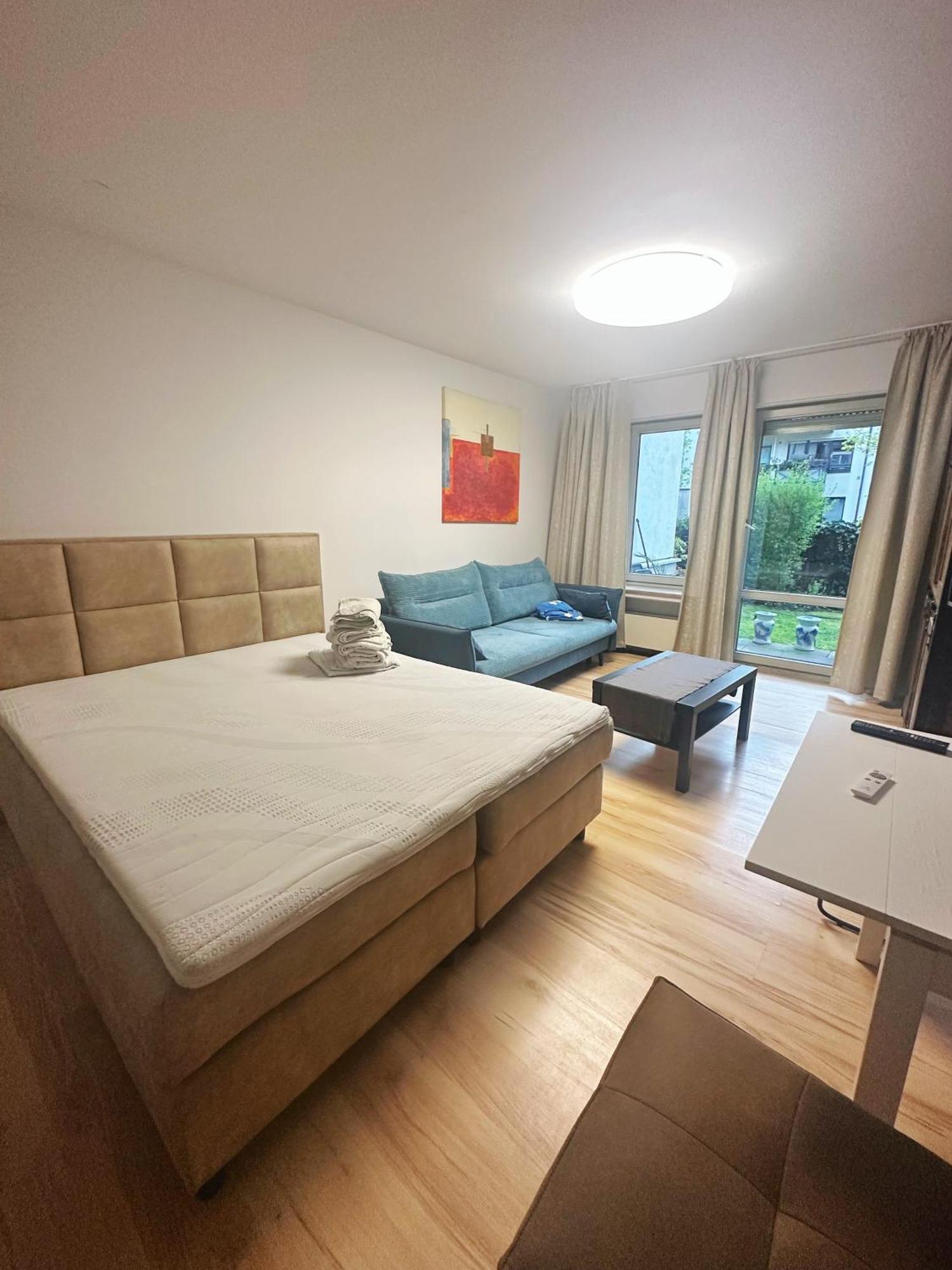 Appartement Messe Flughafen Nah Mit Waschmaschine à Düsseldorf Extérieur photo